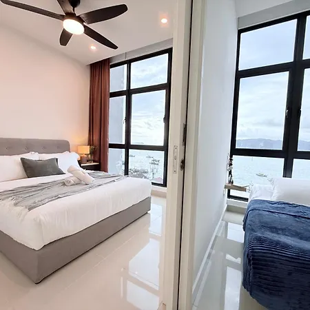 The Shore Cbd Kota Kinabalu By Laxzone Suite Exterior photo